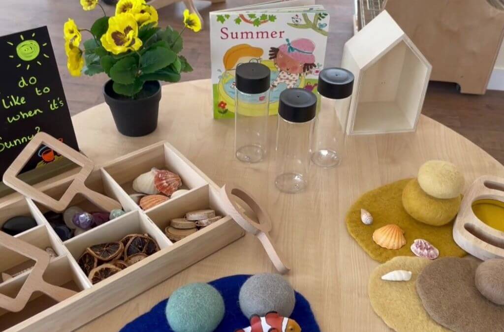 Indoor nursery teaching area
