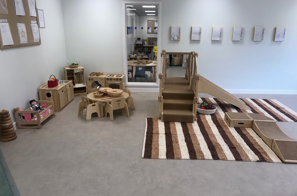 Indoor nursery play area