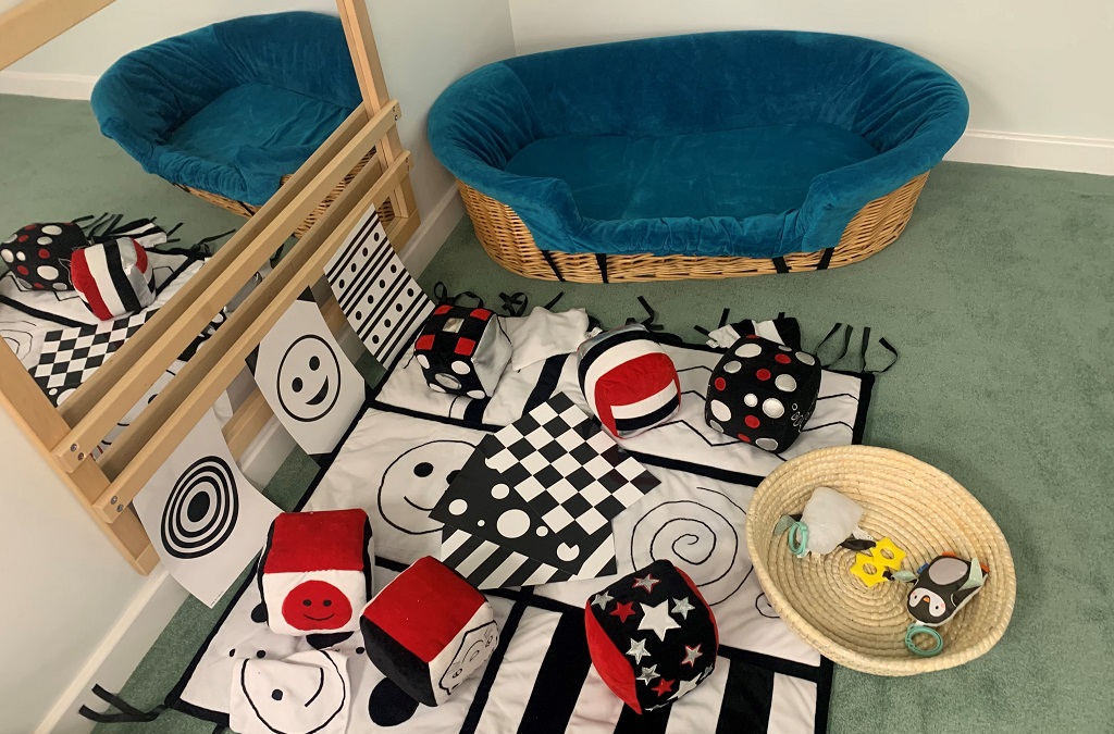 Indoor nursery soft play area
