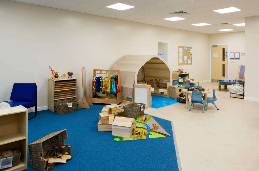 Indoor nursery room