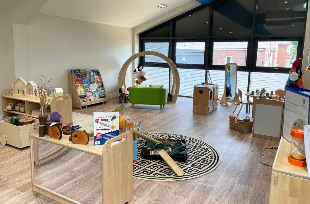 Indoor nursery play area