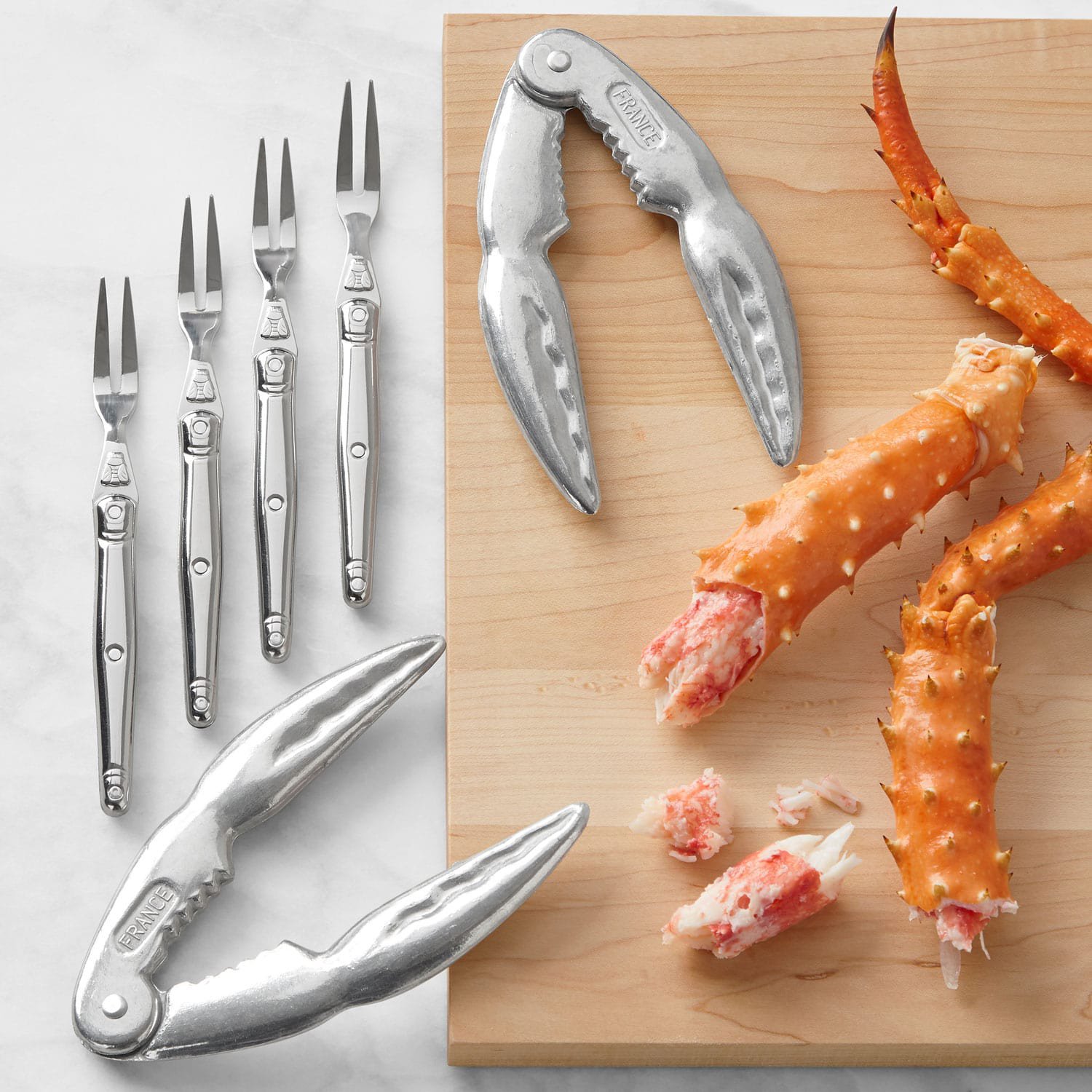 Jean Dubost Laguiole stainless-steel seafood gift set from Williams Sonoma wedding registry ideas